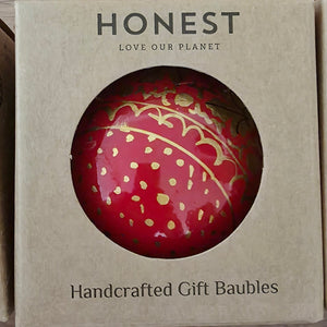 Luxury handmade Christmas baubles 