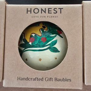 Luxury handmade Christmas baubles 