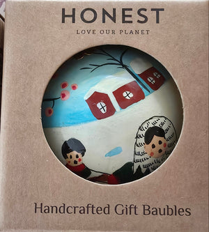Luxury handmade Christmas baubles 