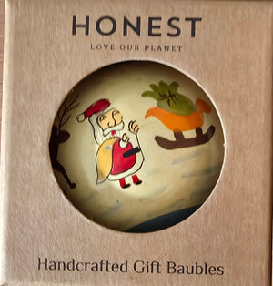 Luxury handmade Christmas baubles 